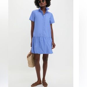 Tuckernuck Sail Blue Martine Bubble Mini Dress